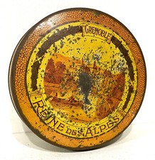 Old advertising box lozenges queen of the Alps Simplex Vichy Grenoble