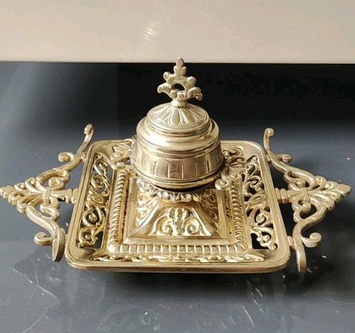 Ancien encrier bureau - encrier,