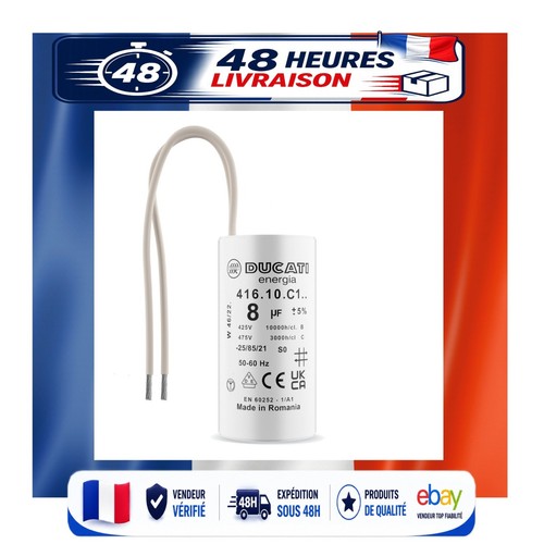Condensateur µf moteur - 8,