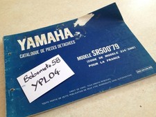 Yamaha parts list SR500 SR 500