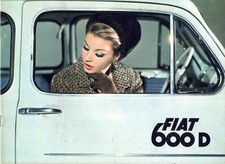 Catalogue Brochure Fiat 600 D / Multipla 1964 France