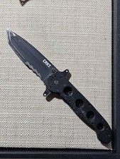 CRKT M16-14SFG EDC Black 9”Open Combo Blade Folding Pocket knife —