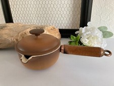 ☻ Le Creuset enamelled cast iron pan with spout diameter 13 cm