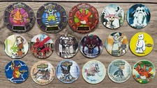 Vintage Rare Digimon Caps, Pogs, Tazos, Tazo, Flippos, Tasos, Fliks Taso Lot