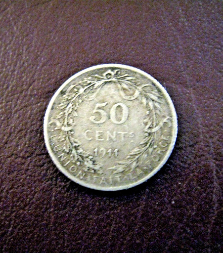 Pièce belge albert 1er 50 - albert,
