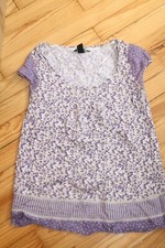  t shirt grossesse violet