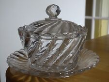 ANTIQUE BACCARAT BUTTER JAM MAKER CRYSTAL MOLD MODEL BAMBOO SIGN