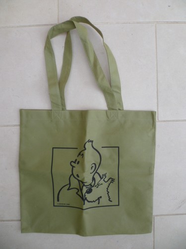 Sac tissu alvéolé tintin - en,