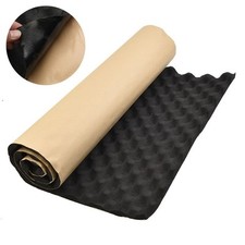 1pc 100cm Noir Auto Deadener Sonore Isolation Amortissement Mousse Caisson Tapis