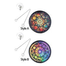 Vitrail suspendu, décor