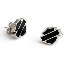 Stainless Earrings Harley Davidson