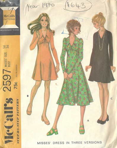 Patron couture vintage - vintage, 1970