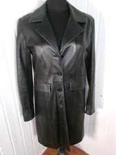 Veste manteau droit boutons