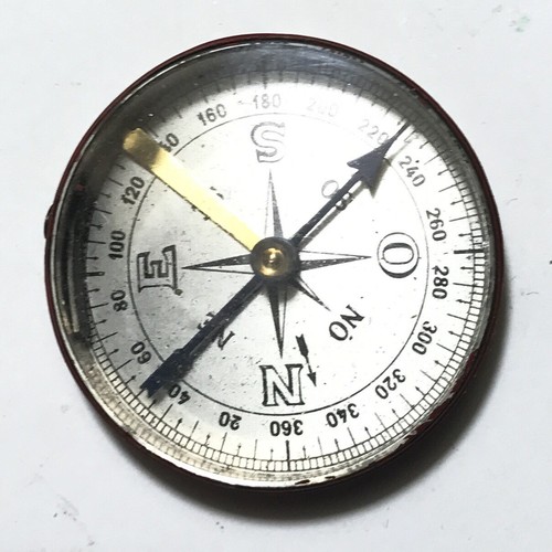 Ancienne boussole laiton - boussole,