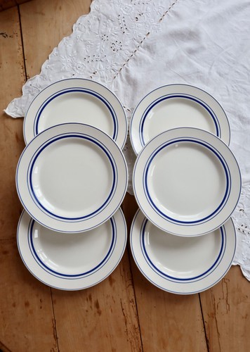 Assiettes plates vintage - assiettes,