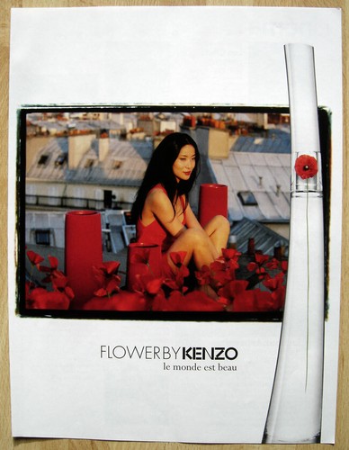 Publicité papier parfum - papier,