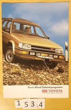 TOYOTA TERCEL ACCESSOIRES Prospectus allemand 16 pages D 198?