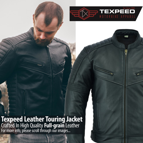 Veste moto cuir avec - moto,