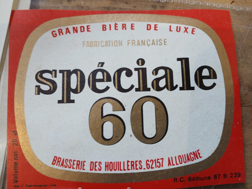 Lot etiquettes brasserie des - etiquettes,