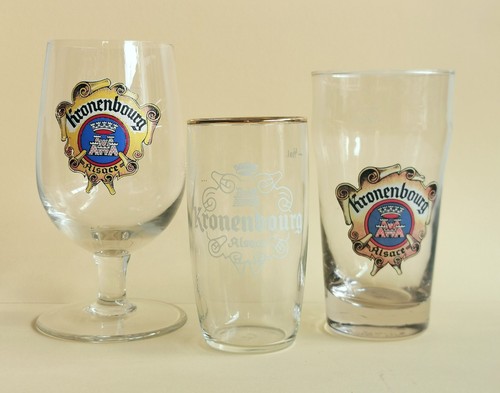 Verres bière anciens - verres, à