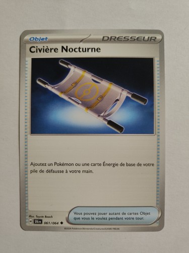 Carte pokémon civière - -,
