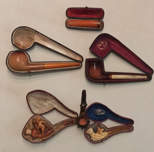 Lot pipes porte cigarette - 5,