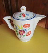 Antique tableware collection coffee maker flowers of the fields model Denise VF condition