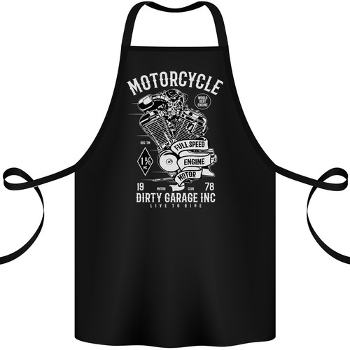 Tablier coton pour motard - tablier,