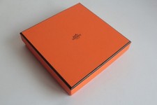 HERMES orange cardboard box 14.5x14.5x3 cm (71466)