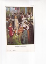 7390) CYCLE Richard wagner - Die MEISTERSINGER - carte postale ancienne d'art...