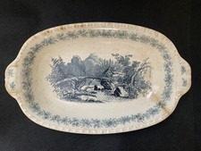 Old Hollow Plate VILLEROY ET BOCH Engadin Germany