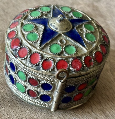 Bijou berbère ancien boite - bijou,