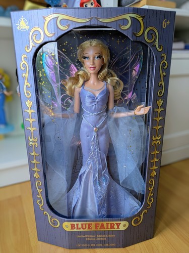 Disney blue fairy - blue, poupée