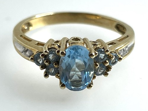 Bague jaune 9ct - or, avec