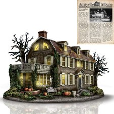 The Bradford Exchange Issue #1: 'Amityville House' Illuminated  Sculpture 6.5"