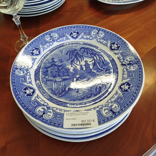 Lot assiettes terre - 8,