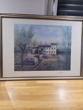 Tableau ancien / gravure avec