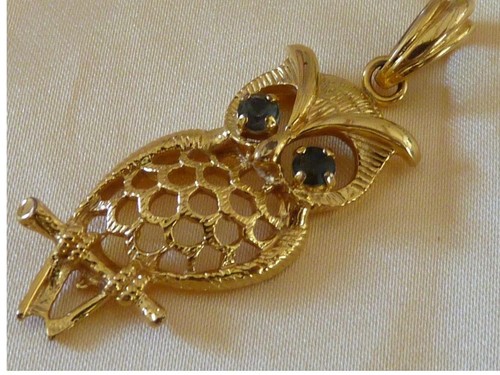 Pendentif hibou chouette - hibou,