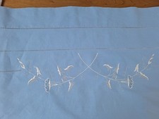 DRAP ANCIEN MÉTIS BLEU CIEL