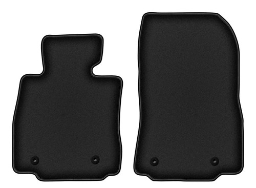 Tapis avant velours noirs