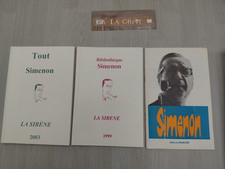 La Sirène Catalogue Simenon