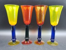 Rare 4 Verres Flûtes à