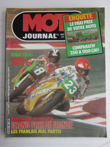 Moto journal 461 - moto, /essai