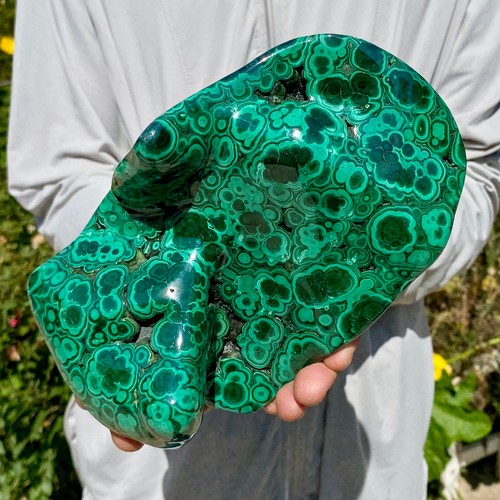 74lb top natural malachite - 3.74lb,