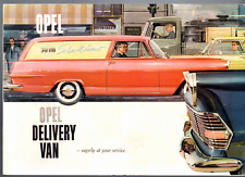 Opel Olympia Rekord Delivery Van 1962-63 Export Markets Foldout Brochure English