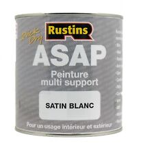 Peinture multi-supports a séchage rapide intérieur / extérieur 1L Blanc