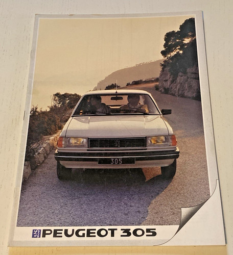 Brochure vente peugeot 305 - vente,