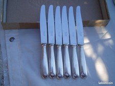 Christofle Couteaux de Table art déco modele versailles 24,5 cm