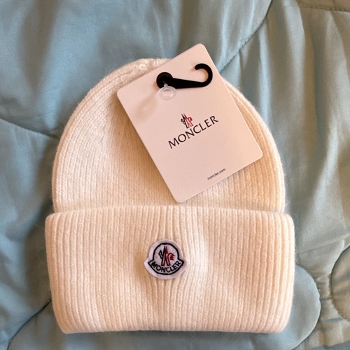 Moncler bonnet femme blanc - moncler,