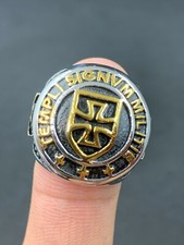 Templier Croix Argent Bague Maçonnique Bague Knight Templier Bague